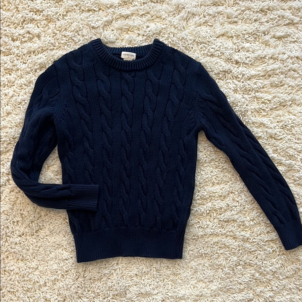 Navy Cable Knit Sweater